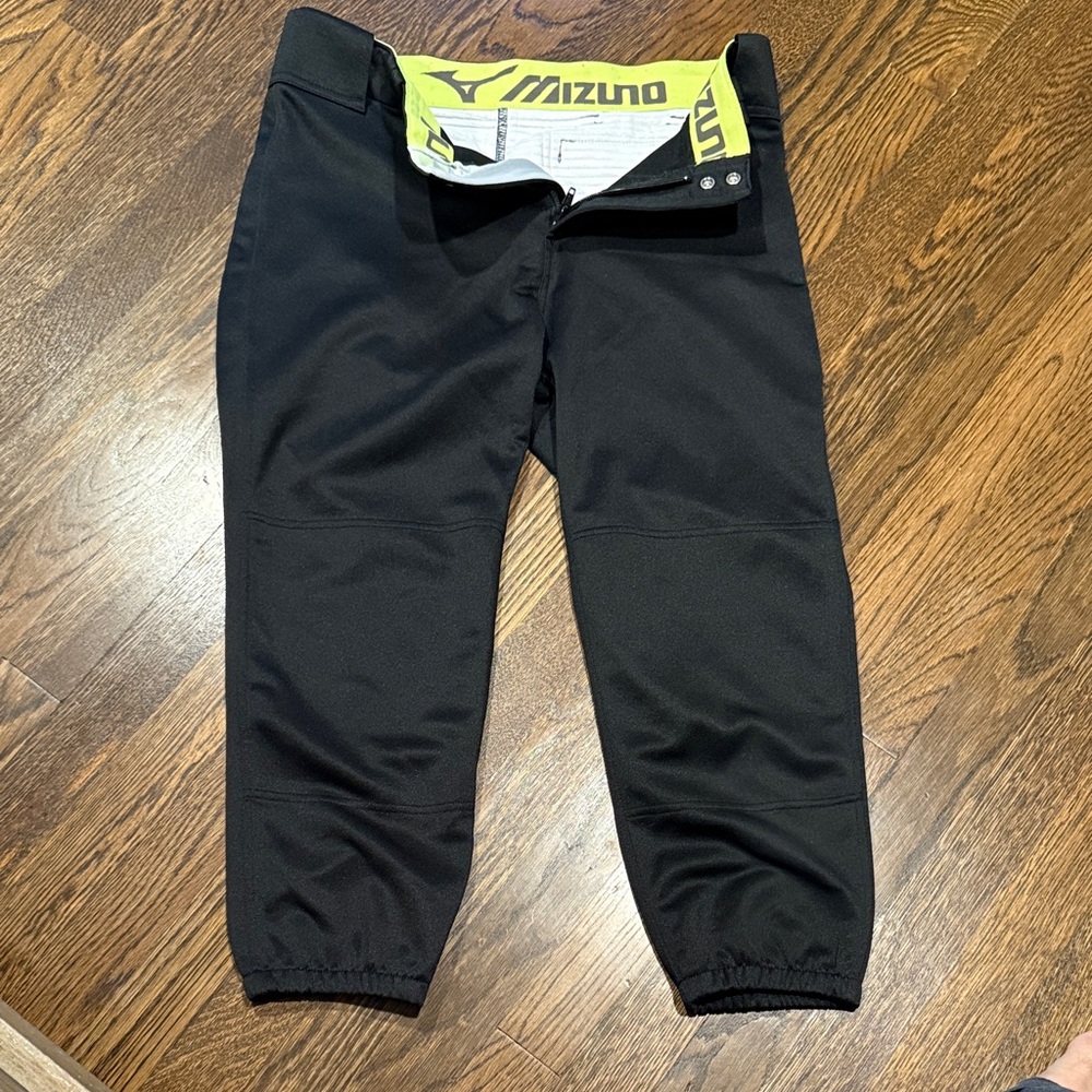 Mizuno Womens Black Softball pants